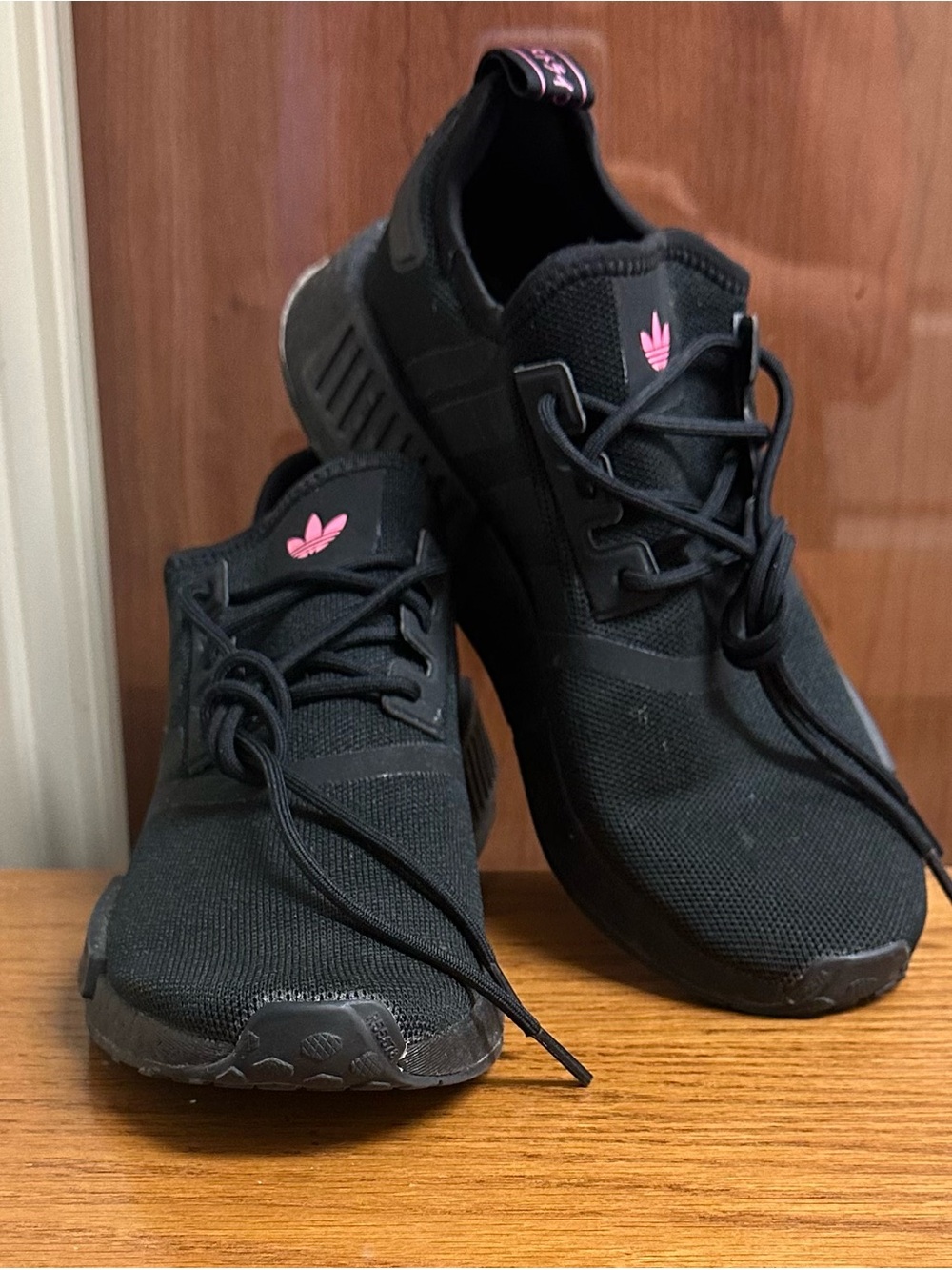 Adidas Size 8 - adidas NMD_R1 Primeblue Black Solar Pink Trefoil